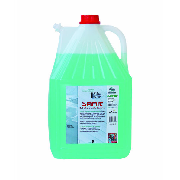 SANIT Scheibenzusatz Sommer 5 l Kanister (gebrauchsfertig)