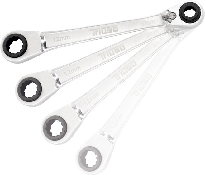 4 in 1 Doppelring-Ratschenschlüssel 8, 10, 12, 13 mm