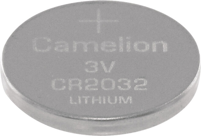 Lithium Knopfzelle 1x CR2032 / 3V / 220 mAh