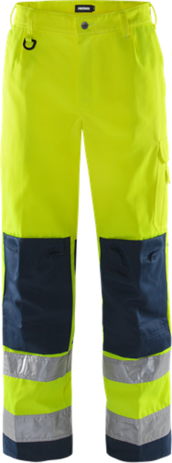 Fristads High Vis Hose Kl. 2 2001 TH – Warnschutz-Gelb/Marine