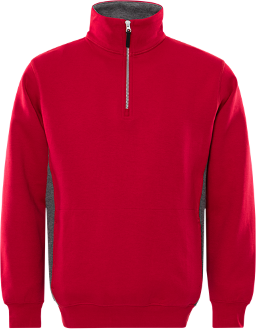 Fristads Acode Zipper-Sweatshirt 1705 DF – Rot