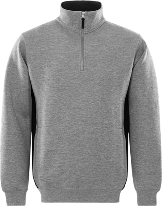 Fristads Acode Zipper-Sweatshirt 1705 DF – Hellgrau