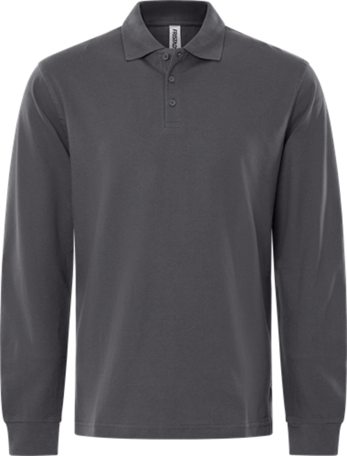 Fristads Acode Poloshirt Langarm 1722 PIQ – Dunkelgrau