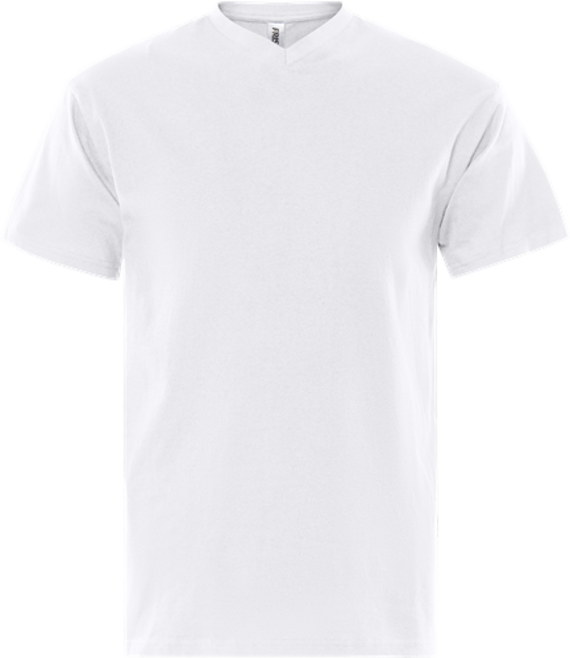 Fristads Acode T-Shirt mit V-Ausschnitt 1913 BSJ – Weiß