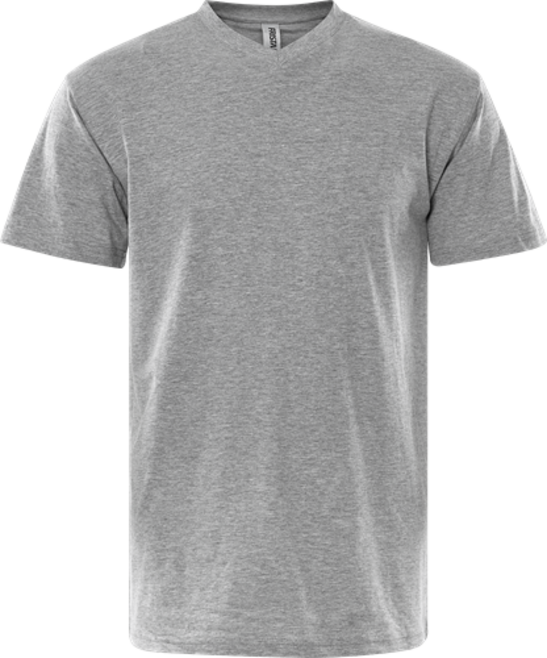 Fristads Acode T-Shirt mit V-Ausschnitt 1913 BSJ – Hellgrau