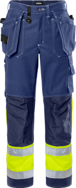 Fristads High Vis Handwerkerhose Kl. 1 247 FAS – Blau