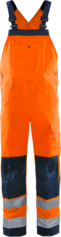 Fristads High Vis Latzhose Kl. 2 1001 TH – Warnschutz-Orange/Marine