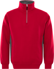 Fristads Acode Zipper-Sweatshirt 1705 DF – Rot