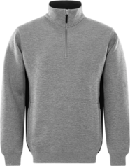 Fristads Acode Zipper-Sweatshirt 1705 DF – Hellgrau