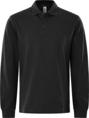 Fristads Acode Poloshirt Langarm 1722 PIQ – Schwarz
