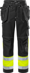 Fristads High Vis Handwerkerhose Kl. 1 247 FAS – Schwarz