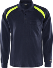 Fristads Flamestat Poloshirt Langarm 784 PFLA – Marineblau