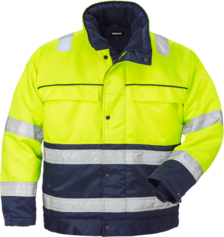 Fristads High Vis Winterjacke Kl. 3 444 PP – Warnschutz-Gelb/Marine