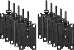 Fristads Ausweishalter 10er-Pack 993 PST – Schwarz