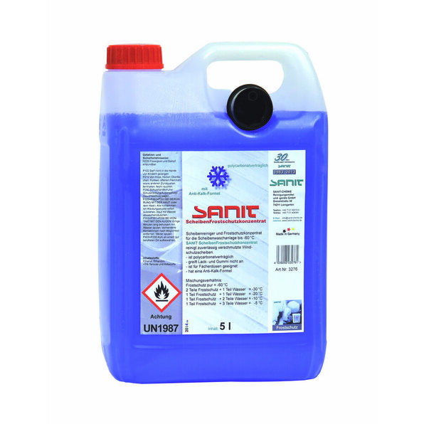 SANIT Scheibenfrostschutz Konzentrat -60°C 5 l Kanister