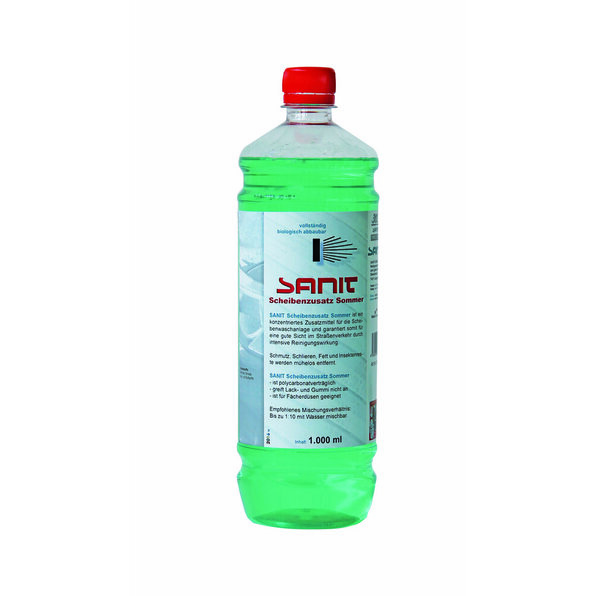 SANIT Scheibenzusatz Sommer 1.000 ml Flasche (Konzentrat 1:10)