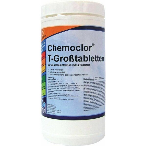 SANIT Chemoclor- T-Großtabletten 3 kg Eimer