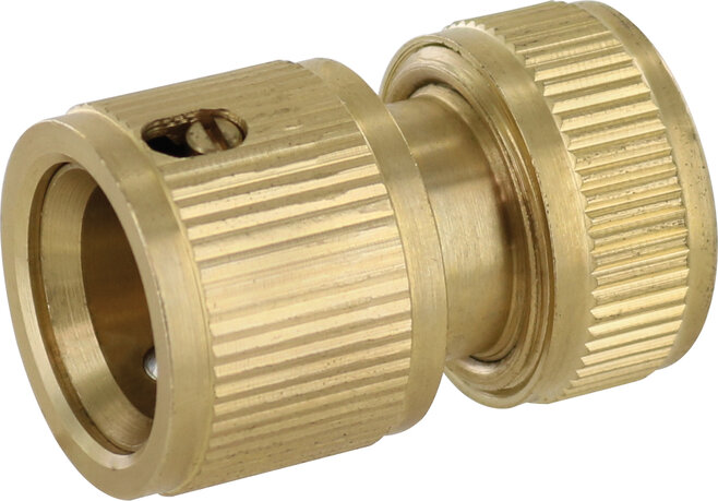 Schlauchanschluss mit Aquastopp 1/2" (13 mm) 2 Stück