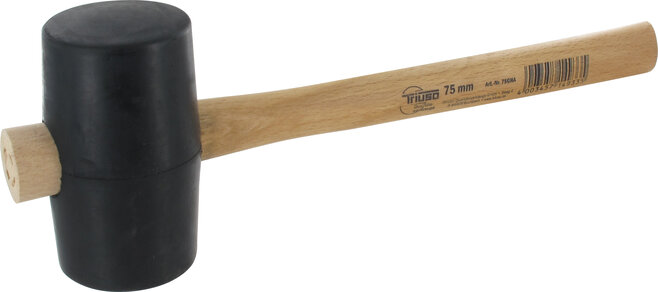 Gummihammer, Gummihärte 90 shore (hart) Gr. 4
