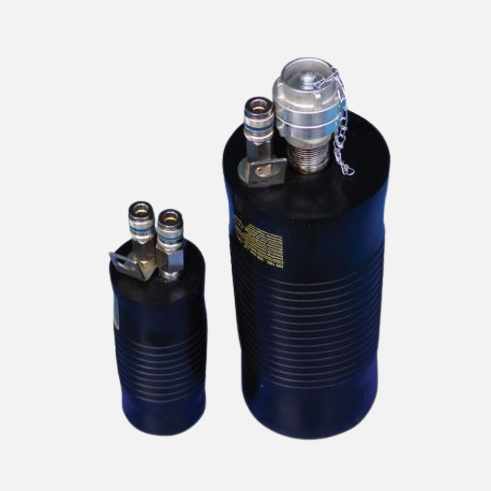 Kurze Absperr-Prüfblasen (p=2,5 bar)