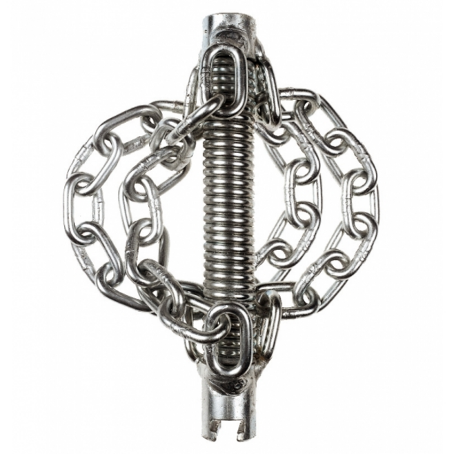 Kettenschleuder extra kurz 16 mm 100mm 2 Ketten ohne Spikes