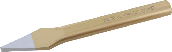 Kreuzmeißel flach, 200 x 20 x 12 mm, Schneide spitz