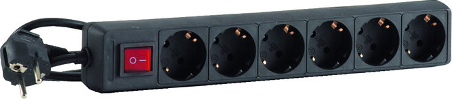 Steckdosenleiste 6-fach