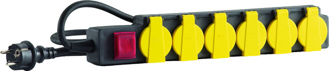 Steckdosenleiste 6-fach