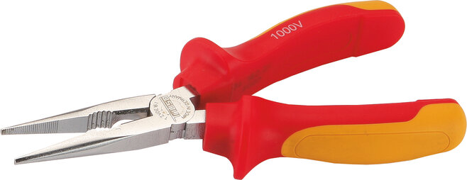 VDE Flachrundzange mit Schneide 160
